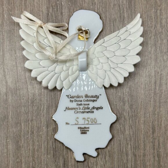 1998 The Bradford Editions Heaven’s Little Angels Ornament Collection Set of 3 - Picture 3 of 7